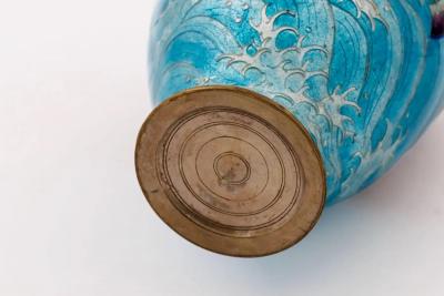 Meiji Japanese Cloisonn Enamel Ginbari Dragon Vase by Kumeno Teitaro