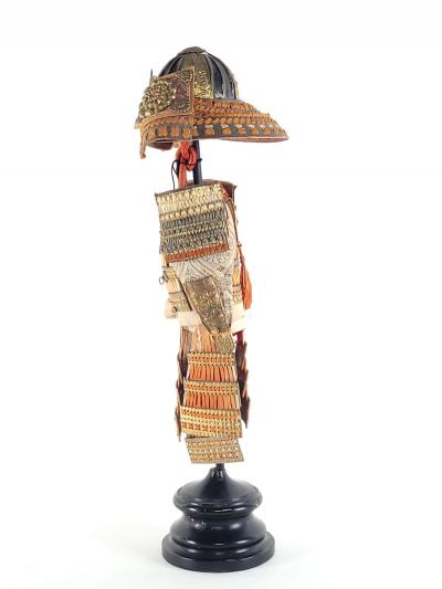 Meiji Period Partial Miniature Samurai Armor and Weapons Set late 19th century