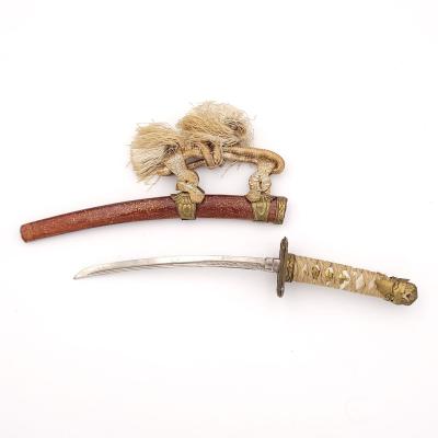 Meiji Period Partial Miniature Samurai Armor and Weapons Set late 19th century