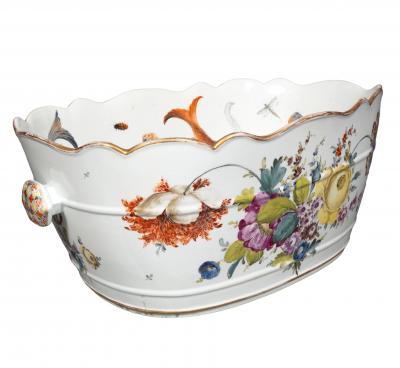 Meissen Porcelain Wine Cooler Centerpiece Bowl
