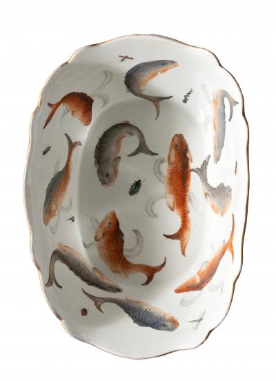 Meissen Porcelain Wine Cooler Centerpiece Bowl