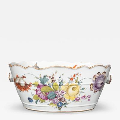 Meissen Porcelain Wine Cooler Centerpiece Bowl
