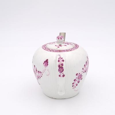 Meissen Tea Pot with Replaced Silver Spout Germany circa 1750
