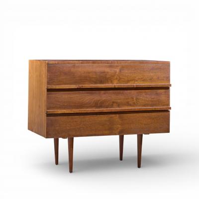 Mel Smilow Mel Smilow Mid Century Walnut Chest of Drawers Nightstands Pair