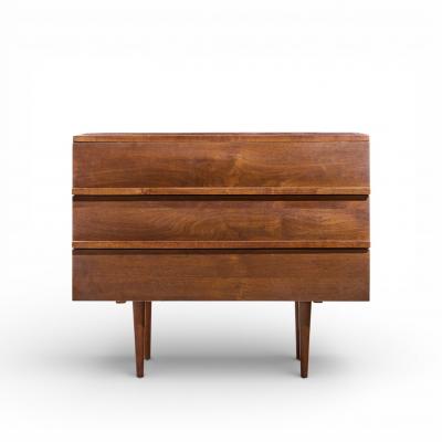 Mel Smilow Mel Smilow Mid Century Walnut Chest of Drawers Nightstands Pair