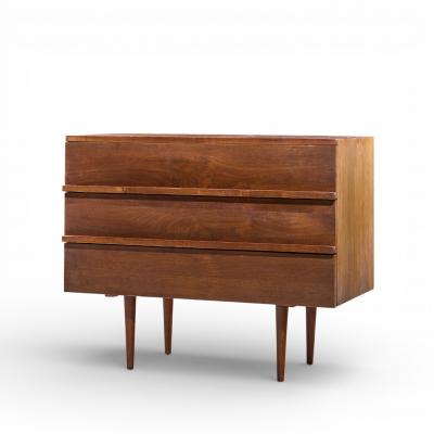 Mel Smilow Mel Smilow Mid Century Walnut Chest of Drawers Nightstands Pair