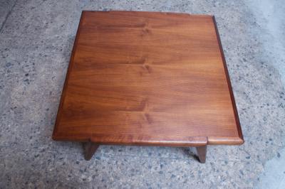 Mel Smilow Midcentury Walnut and Leather Lounge Chair and Ottoman by Mel Smilow