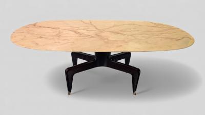 Melchiorre Bega Italian Mid Century Marble Dining Table attributed to Melchiorre Bega 1950s