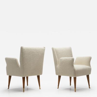 Melchiorre Bega Italian Modern Lounge Chairs Attributed to Melchiorre Bega Italy ca 1950s