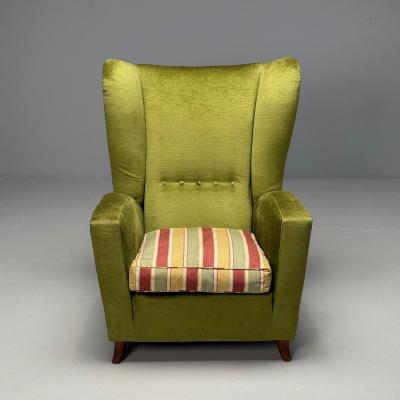 Melchiorre Bega Melchiorre Bega Attr Italian Mid Century Modern Oversized Lounge Chair 1950s