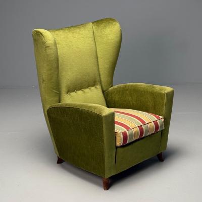 Melchiorre Bega Melchiorre Bega Attr Italian Mid Century Modern Oversized Lounge Chair 1950s