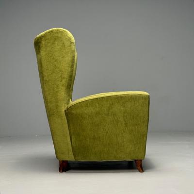 Melchiorre Bega Melchiorre Bega Attr Italian Mid Century Modern Oversized Lounge Chair 1950s