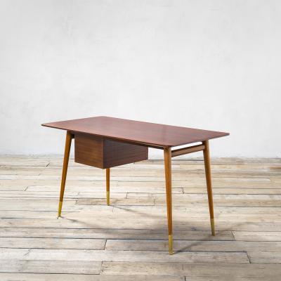 Melchiorre Bega Melchiorre Bega Desk with wooden structure drawers Brass details
