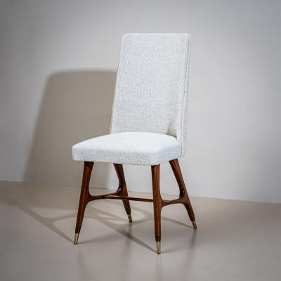 Melchiorre Bega Set of Six Side Chairs attributed to Melchiorre Bega 1898 1976 Italy 1950s