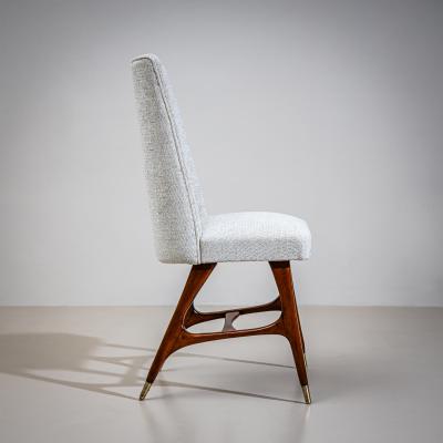 Melchiorre Bega Set of Six Side Chairs attributed to Melchiorre Bega 1898 1976 Italy 1950s