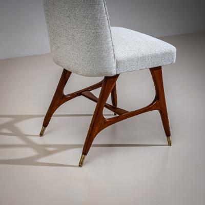 Melchiorre Bega Set of Six Side Chairs attributed to Melchiorre Bega 1898 1976 Italy 1950s