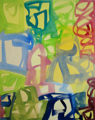 Melissa Meyer Vernal Abstract Expressionism painting 2008