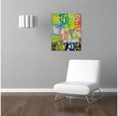 Melissa Meyer Vernal Abstract Expressionism painting 2008
