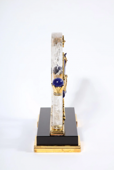 Mellerio Paris A French Gold Diamond Silver Gilt Rock Crystal Lapis Horse