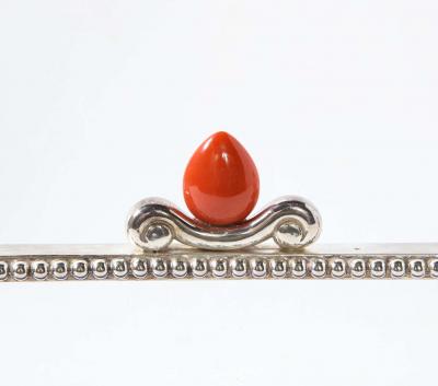 Mellerio Paris A Large Silver Lapis Lazuli Coral and Hardstone Picture Frame