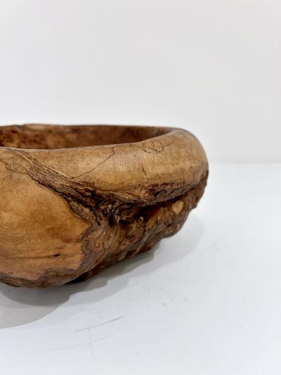 Melvin Lindquist Maple Burl Wood Bowl Attributed to Mel Lindquist