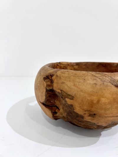 Melvin Lindquist Maple Burl Wood Bowl Attributed to Mel Lindquist