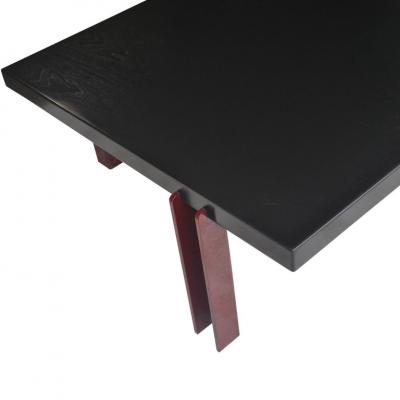 Memphis Style Ebonized Coffee Table