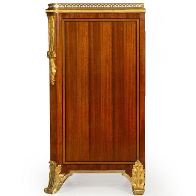 Mercier Fr res French Bronze Mahogany Bedside Cabinet Chest