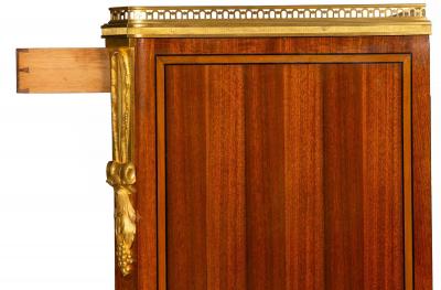 Mercier Fr res French Bronze Mahogany Bedside Cabinet Chest