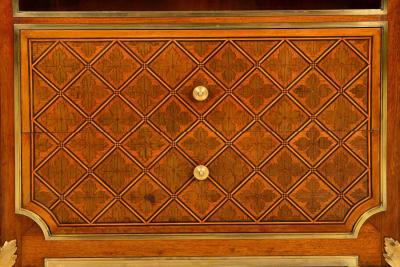 Mercier Fr res French Bronze Mahogany Bedside Cabinet Chest