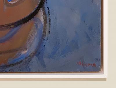 Merton D Simpson Blues Fantasy oil on canvas by Merton D Simpson