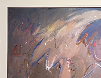 Merton D Simpson Blues Fantasy oil on canvas by Merton D Simpson