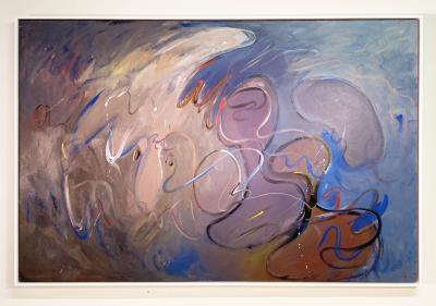 Merton D Simpson Blues Fantasy oil on canvas by Merton D Simpson