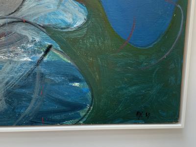 Merton D Simpson Large Abstract Painting by Merton D Simpson