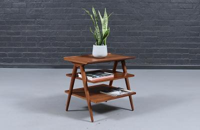 Merton Gershun Merton L Gershun Pyramid Tier Table w Steel Accent for American of M 