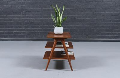 Merton Gershun Merton L Gershun Pyramid Tier Table w Steel Accent for American of M 