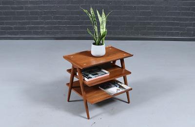 Merton Gershun Merton L Gershun Pyramid Tier Table w Steel Accent for American of M 