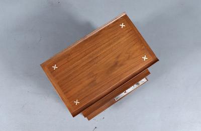 Merton Gershun Merton L Gershun Pyramid Tier Table w Steel Accent for American of M 