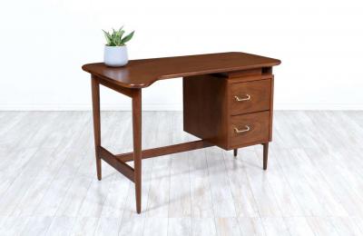 Merton Gershun Merton L Gershun Walnut Writing Desk for American of Martinsville