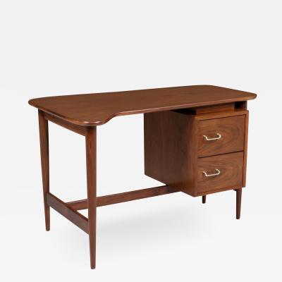 Merton Gershun Merton L Gershun Walnut Writing Desk for American of Martinsville