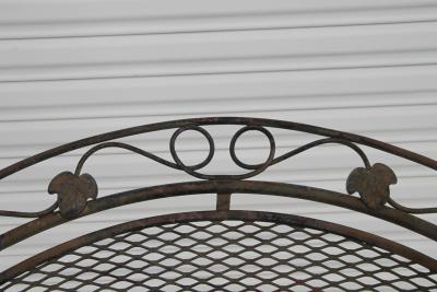 Metal patio table set