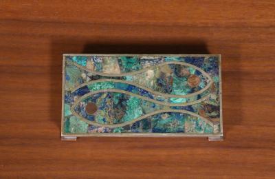 Mexican Modernist Metales Casados Box by Los Castillos