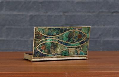 Mexican Modernist Metales Casados Box by Los Castillos