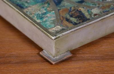 Mexican Modernist Metales Casados Box by Los Castillos