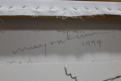 Mi Son Kim Large Painting by Mi Son Kim Korean American 