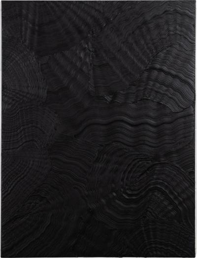 Michael Allen Modern Textural Monochromatic Painting by Michael Allen