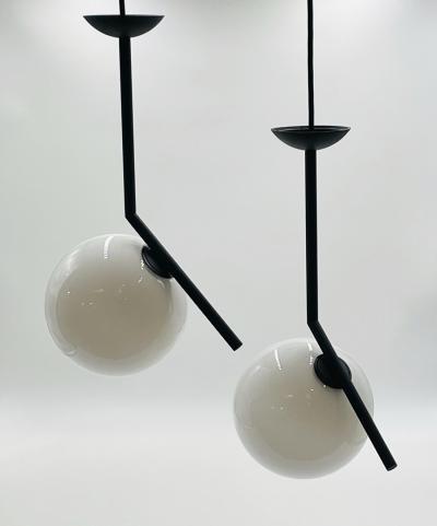 Michael Anastassiades Pair of Ic S Pendant Lights by Michael Anastassiades for Flos