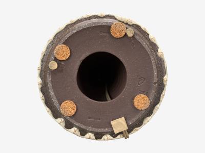 Michael Andersen S n Brown Stoneware Large Table Lamp Denmark 1960s