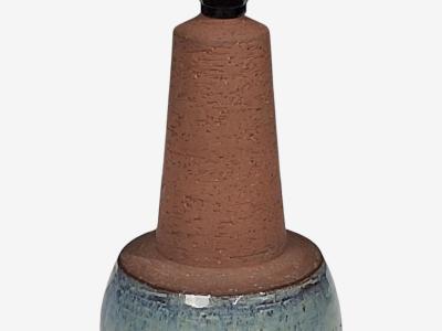 Michael Andersen S n Table Lamp Brown and Blue Stoneware Denmark 1960s