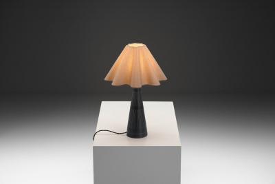 Michael Andersen Son Matte Glazed Ceramic Table Lamp by Michael Andersen S n Denmark 1950s